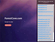 Tablet Screenshot of forestcove.com